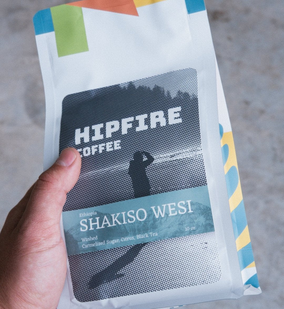 Ethiopia - Shakiso Wesi (10 oz Whole Bean) + Holographic Sticker